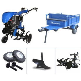 Flash 250 Briggs Stratton 7 Hp Benzinli Çapa Makinesi - Makaslı Römork